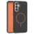 Leather Grip MagSafe maska za Samsung Galaxy S23 FE - Crna