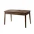 HANAH HOME Set Trpezarijski sto i 6 stolica Fergana Brown