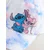Next Kapa Lilo & Stitch nebeško modra/staro roza/bela