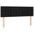 Vidaxl Box spring posteljni z vzmetnico črn 140x190 cm blago
