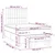 Vidaxl Box spring postelja z vzmetnico temno siva 120x200 cm blago