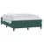 Vidaxl Box spring postelja z vzmetnico temno zelena 160x220 cm žamet