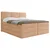MID.YOU POSTELJA BOXSPRING 180 cm  x 200 cm , les, tekstil, leseni material terakota