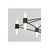 Opviq luster Phulu 2845-6-19, LED 35 W, crni