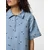 PIECES Dolga srajca PCFlora  moder denim