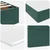 Krevet s od storage s madracem Tamnozelena 90 x 190 cm Baršun