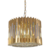 Luster na lancu RITZ 7xE14/40W/230V, prečnik 42 cm, zlatna