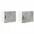 Ormar za Zid PORTO 2 pcs Betonski sivi 50 x 31 x 40 cm