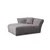 Atelier del Sofa Ugaona garnitura Boxer, 290x165 cm, Svetlo siva