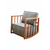 ATELIER DEL SOFA Fotelja Sallanan - Blue