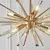 Endon 81936 - Zlatni luster na lancu 6xE14/40W/230V