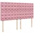 Vidaxl Box spring postelja z vzmetnico roza 180x200 cm žamet