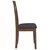 vidaXL Jedilni stoli z blazinami 2 kosa Brown Solid Wood Rubber