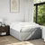 Vidaxl Box spring postelja z vzmetnico svetlo siva 120x200 cm blago