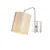Opviq Ve 6001 Zidna lampa, Srebrno-Siva