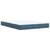 Vidaxl Box spring postelja z vzmetnico temno modra 140x190cm žamet