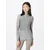 Oval Square Bluza Sassy, siva