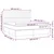 Vidaxl Box spring postelja z vzmetnico LED sv. siva 160x200 cm blago