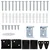 Venecijanska roleta Crna 213 x 150 cm 25 mm PVC