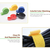 Organizator za kablove Velcro - 1m - Zelena KP28003