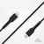 SBS Kabel USB-C – iPhone Lightning, 1 m – črn