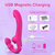 SuperLove Strapless Strap-On with Dual Vibrations, Flapping & Remote Pink
