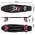 MARVEL COMICS MARVEL VENOM Mladinski fish skateboard, 67 cm deska, protizdrsna deska, stabilen do 100 kg