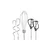 RUSSELL HOBBS Mikser 25892-56 Swirl, 350W, Tirkizni