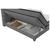 BOXSPRING KREVET CARMEN 180/200 cm , tamnosiva