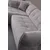 Atelier del Sofa Ugaona garnitura Boxer, 290x165 cm, Svetlo siva