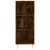 Visoka komoda dimljeni hrast 34,5x34x180cm konstruiranog drva