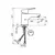 baterija za lavabo L JA302001 - Rosan
