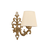 Opviq Zidna lampa Claire, 15x10x13cm, IP20, Krem-zlatna boje