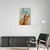 Canvas Slika na platnu Devojka u crvenim štiklama 50x75cm, Sa ramom, Beli