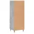 Visoka komoda boja betona 40 x 36 x 110 cm konstruirano drvo