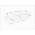 HANAH HOME TV polica Zonas Grey White