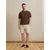 DAN FOX APPAREL Majica Matteo  rjava