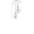 Opviq Luster 2617361, Zlatne boje