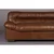 Rjava usnjena sedežna garnitura 214 cm Douglas – Dutchbone