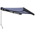 Ročno zložljiva kasetna tenda 350x250 cm modra in bela