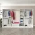 Hanah Home Kale Mebran 8425 Garderober, 315x210x52cm, Beli