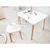 HANAH HOME Dečiji sto i stolica Bunny One Chair Set White