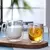 Set of 2 glass mugs, double-walled, 450 ml - Zokura