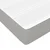 Vidaxl Box spring postelja z vzmetnico svetlo siv 100x200 cm blago