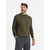 Ombre Mens knitted half turtleneck with viscose - mustard