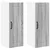 vidaXL Stenska kuhinjska omarica 2 pcs Siva Sonoma 30 x 31 x 80 cm