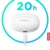 Bluetooth slusalice Lenovo thinkplus LivePods XT88 bele