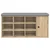 Klupa za cipele boja hrasta 102 x 32 x 50 cm konstruirano drvo