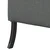 Sofa s visokim naslonom 101cm Tamno siva tkanina