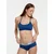 VIVID Bikini hlačke modra/bela